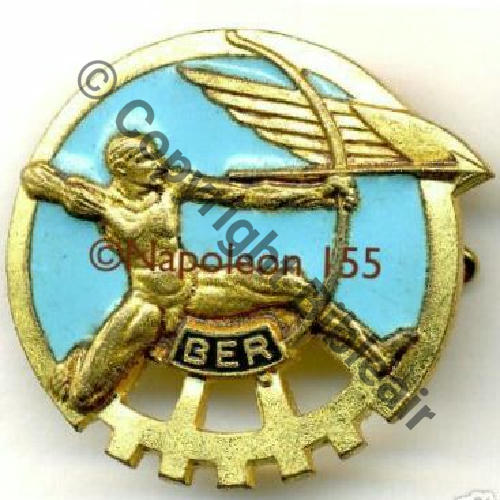 A0521 BER.721 ROCHEFORT BER BLEU  DrP+Bol Guilloche Embouti Src.STELLA